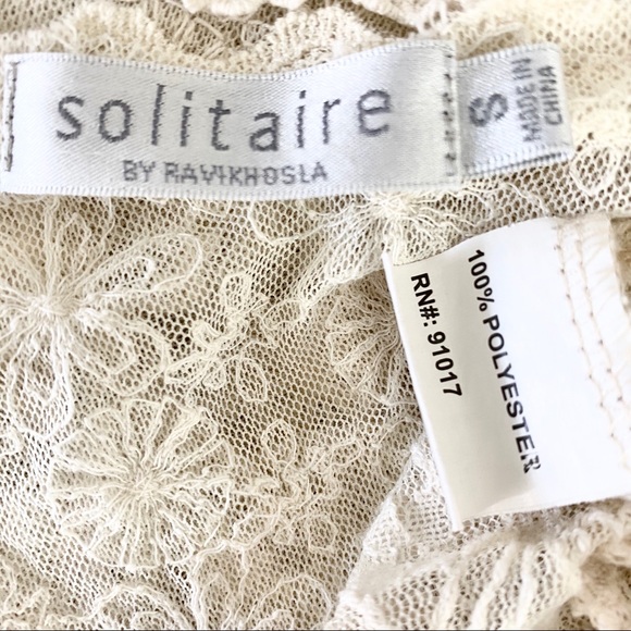 Boho Festival Crochet Lace Top Bundle X 3 SZ S/M - Picture 12 of 16